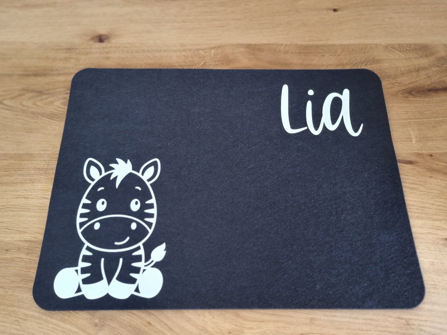 Filzplatzset Kinder personalisiert