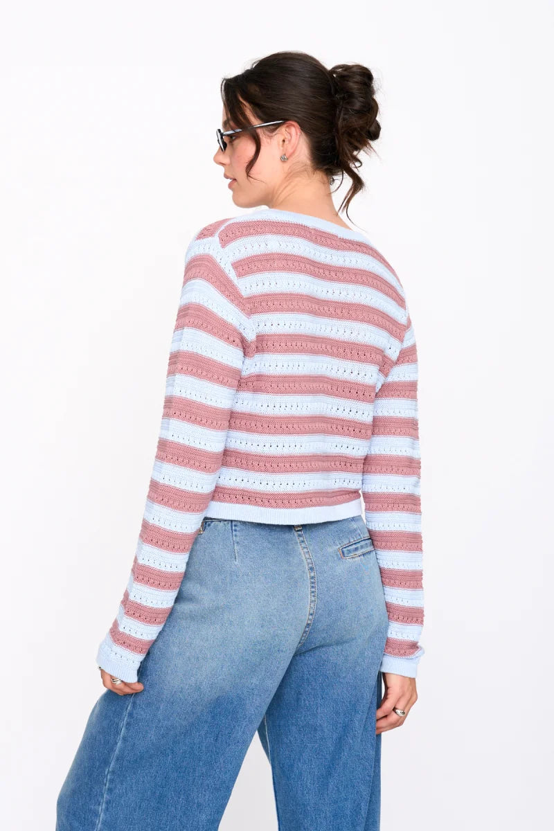 24Colours | Cardigan gestreift | Damen