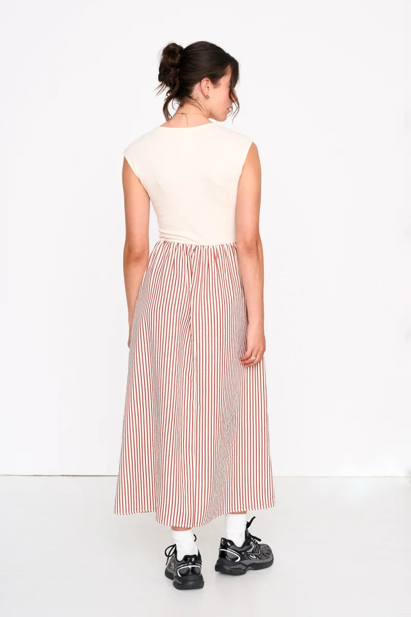 24Colours | Gestreiftes Kleid | Damen