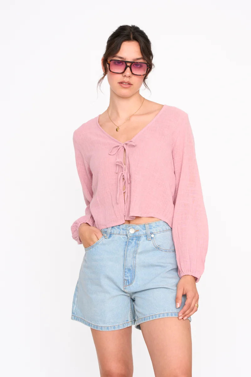 24Colours | Bluse aus Baumwolle | Damen