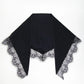 24Colours | Schal mit Spitze | Damen