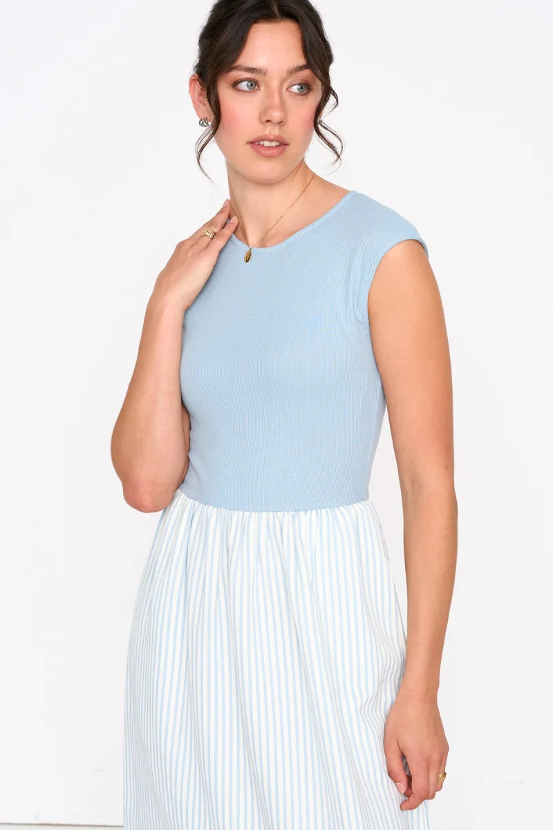 24Colours | Gestreiftes Kleid | Damen