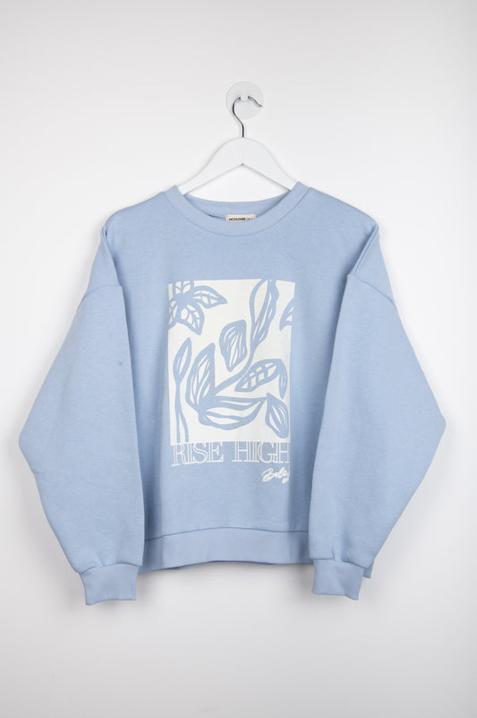 24Colours | Sweatshirt in blau | Damen