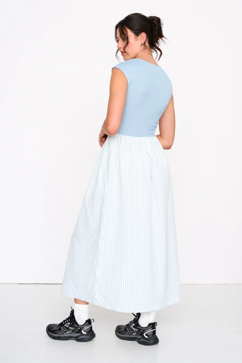 24Colours | Gestreiftes Kleid | Damen