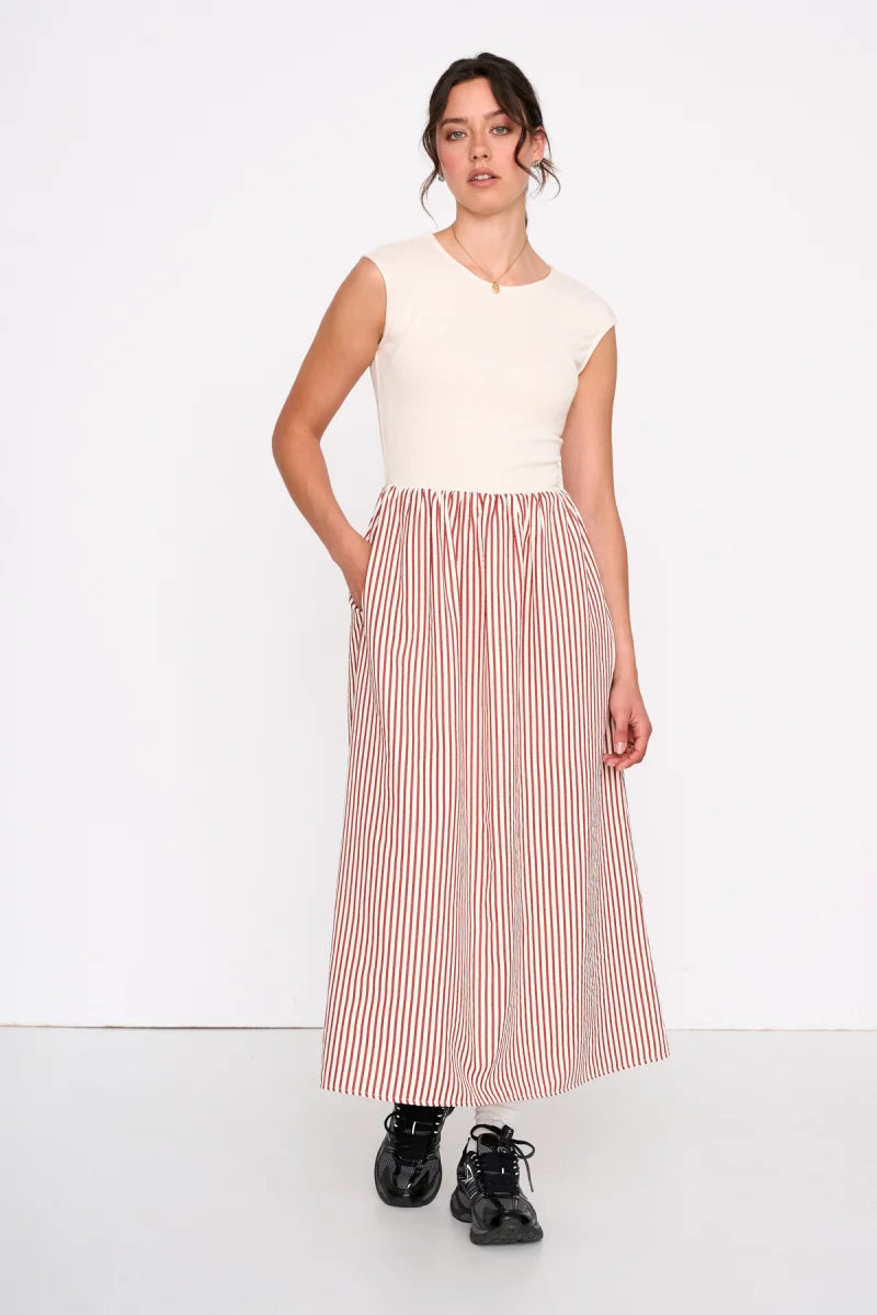 24Colours | Gestreiftes Kleid | Damen