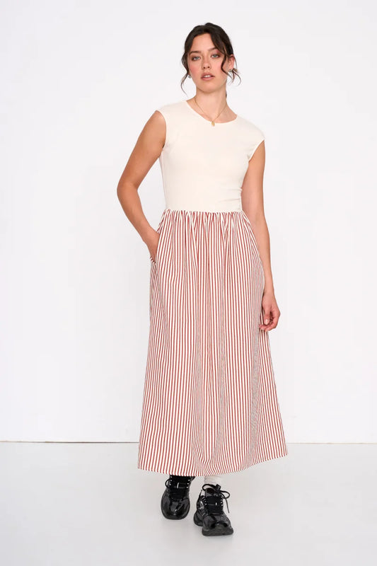 24Colours | Gestreiftes Kleid | Damen