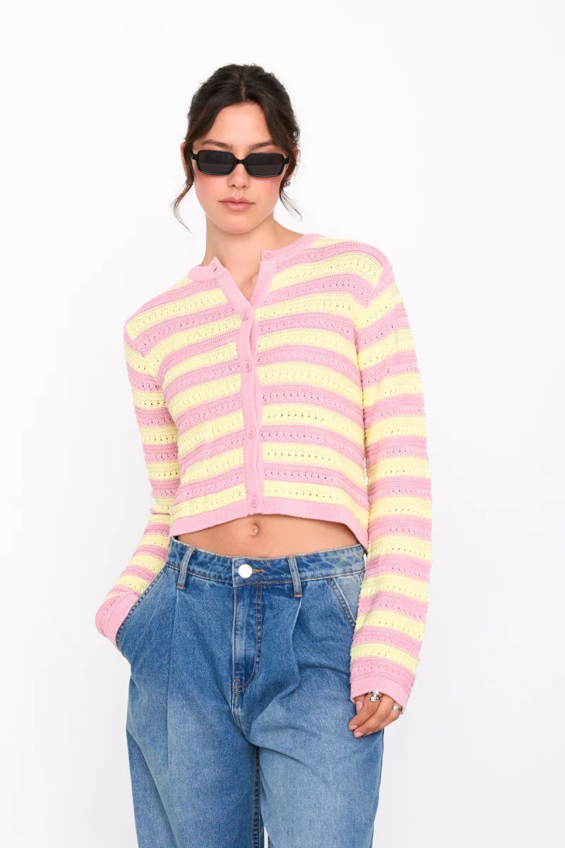 24Colours | Cardigan gestreift | Damen