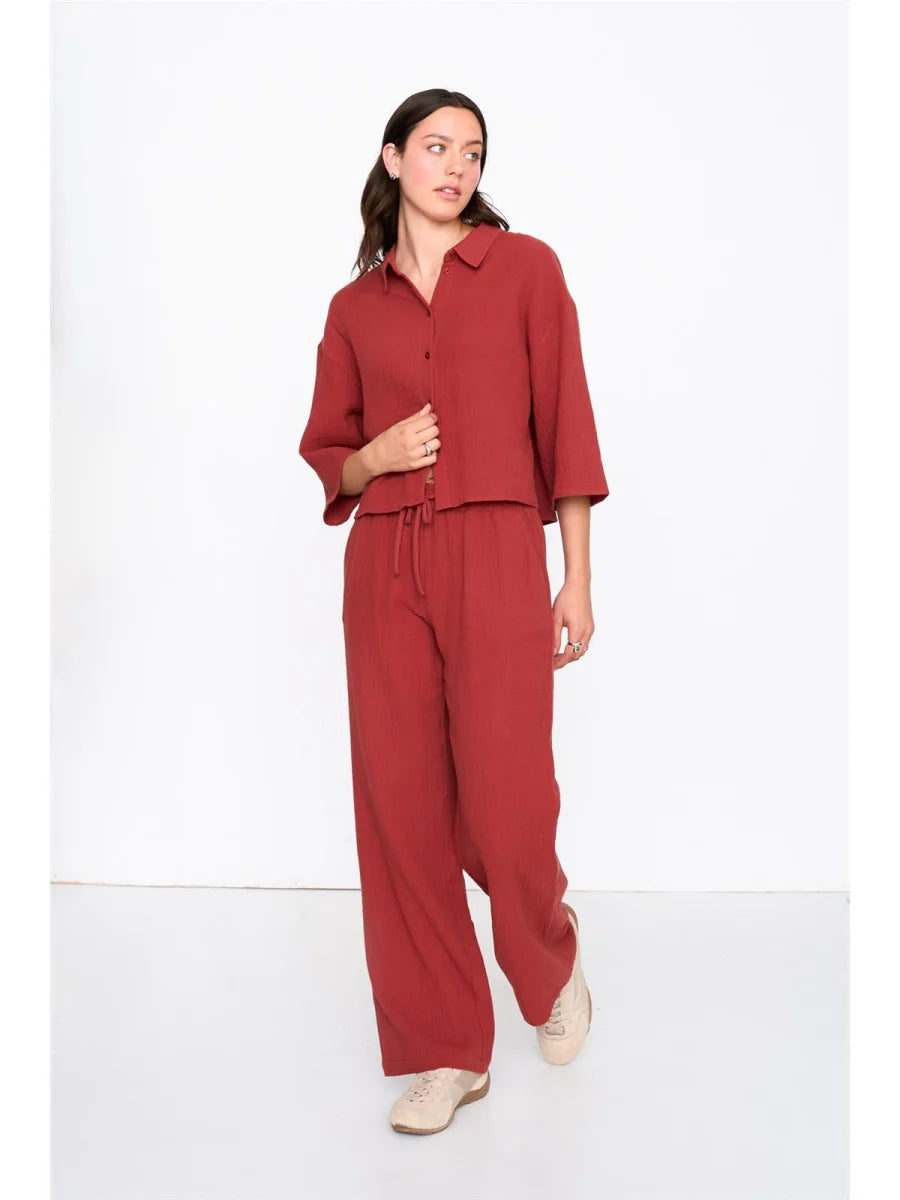 24Colours | Musselin Bluse | Damen